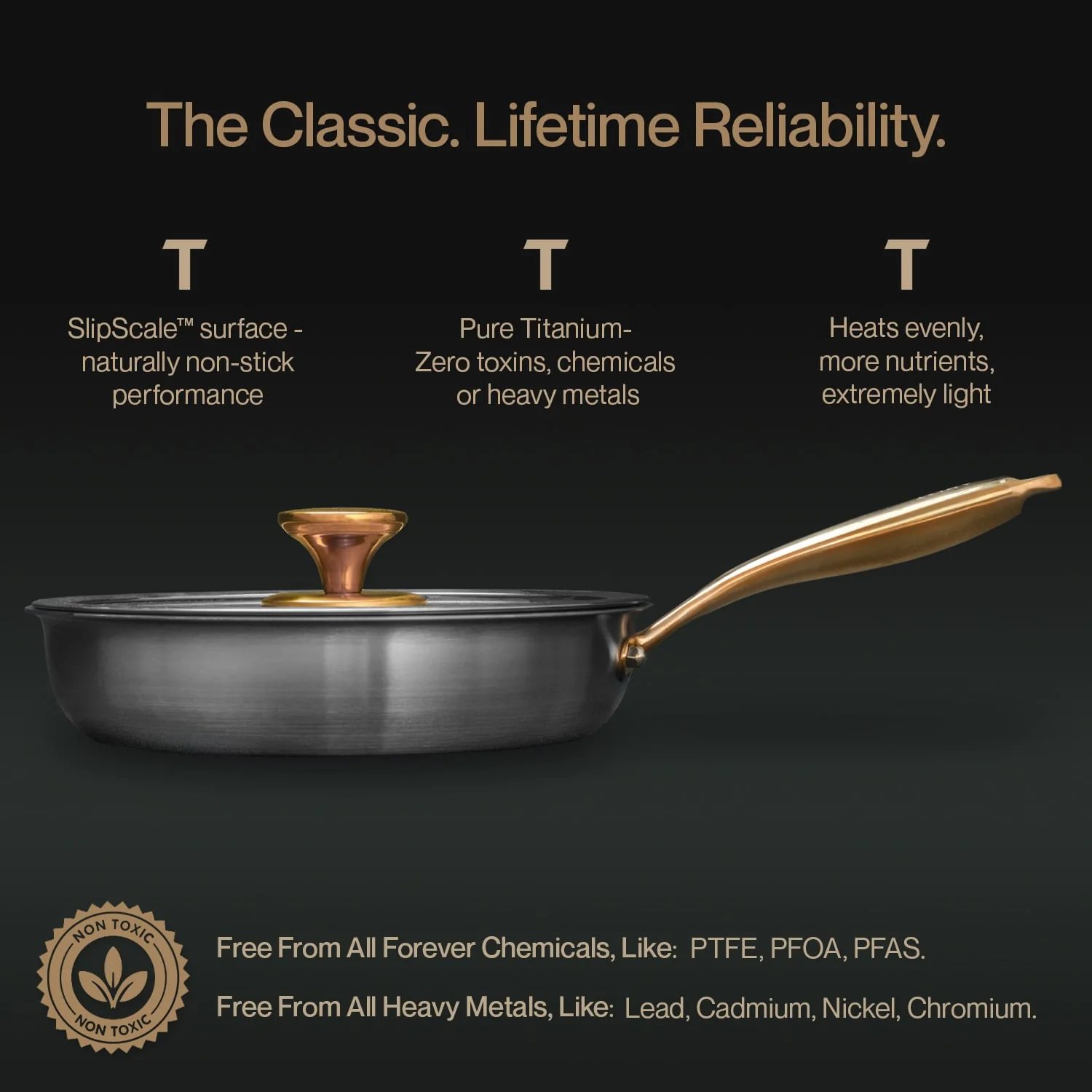 SPRING SALE EXCLUSIVE | Taima® Pure Titanium Classic Pan Pro - Image 2
