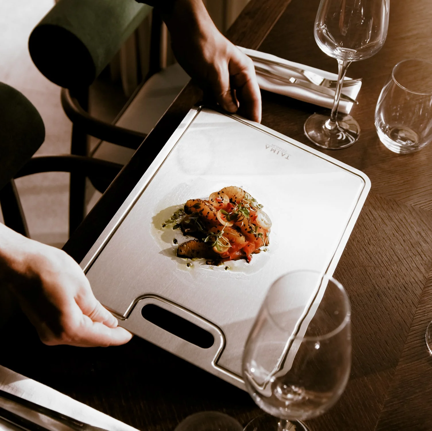 Certified Taima® Pure Titanium Cutting Board - V2 Updated Design - Image 10