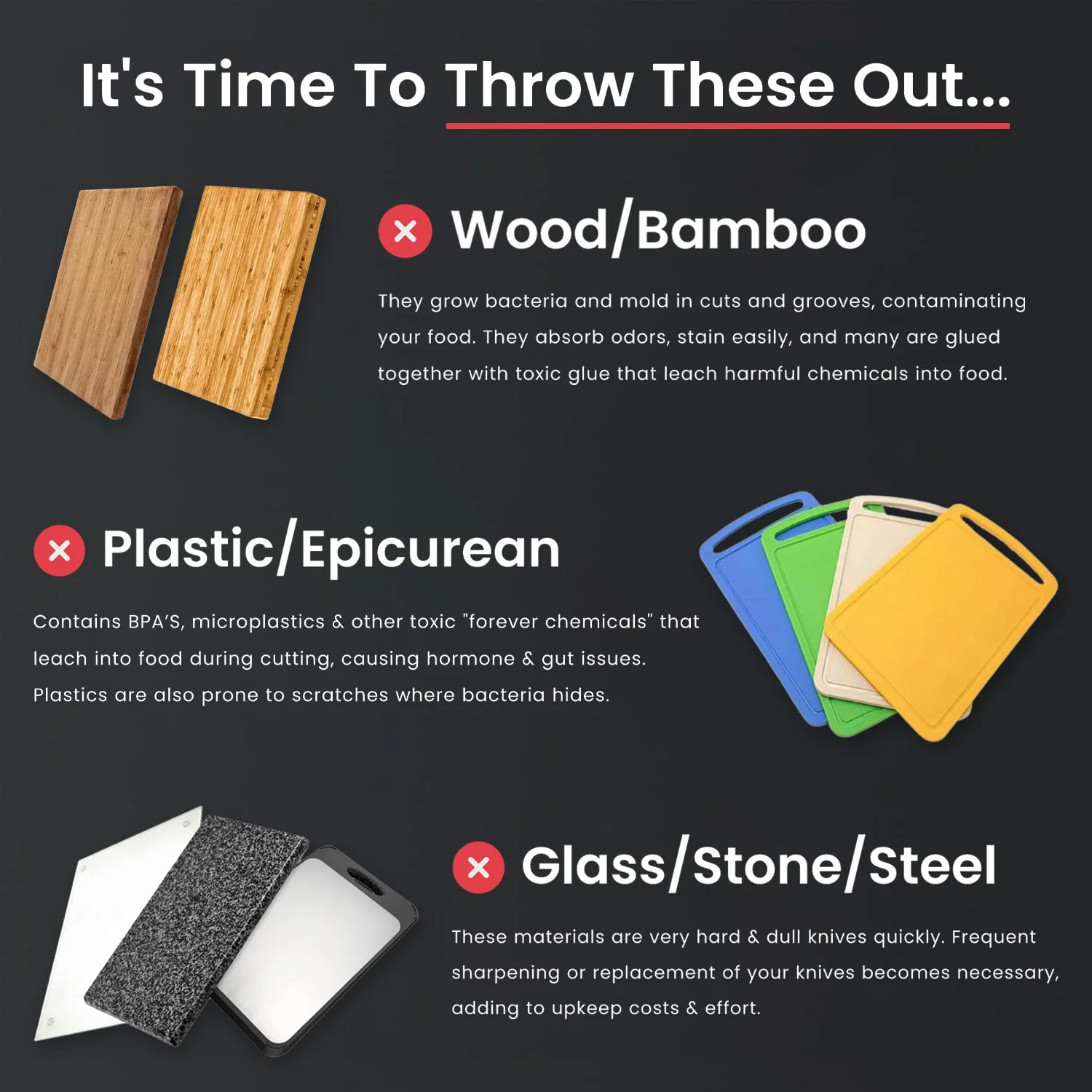 Original Taima⢠100% Pure Titanium Cutting Board + Mat + 5 Exclusive Guides - Image 4