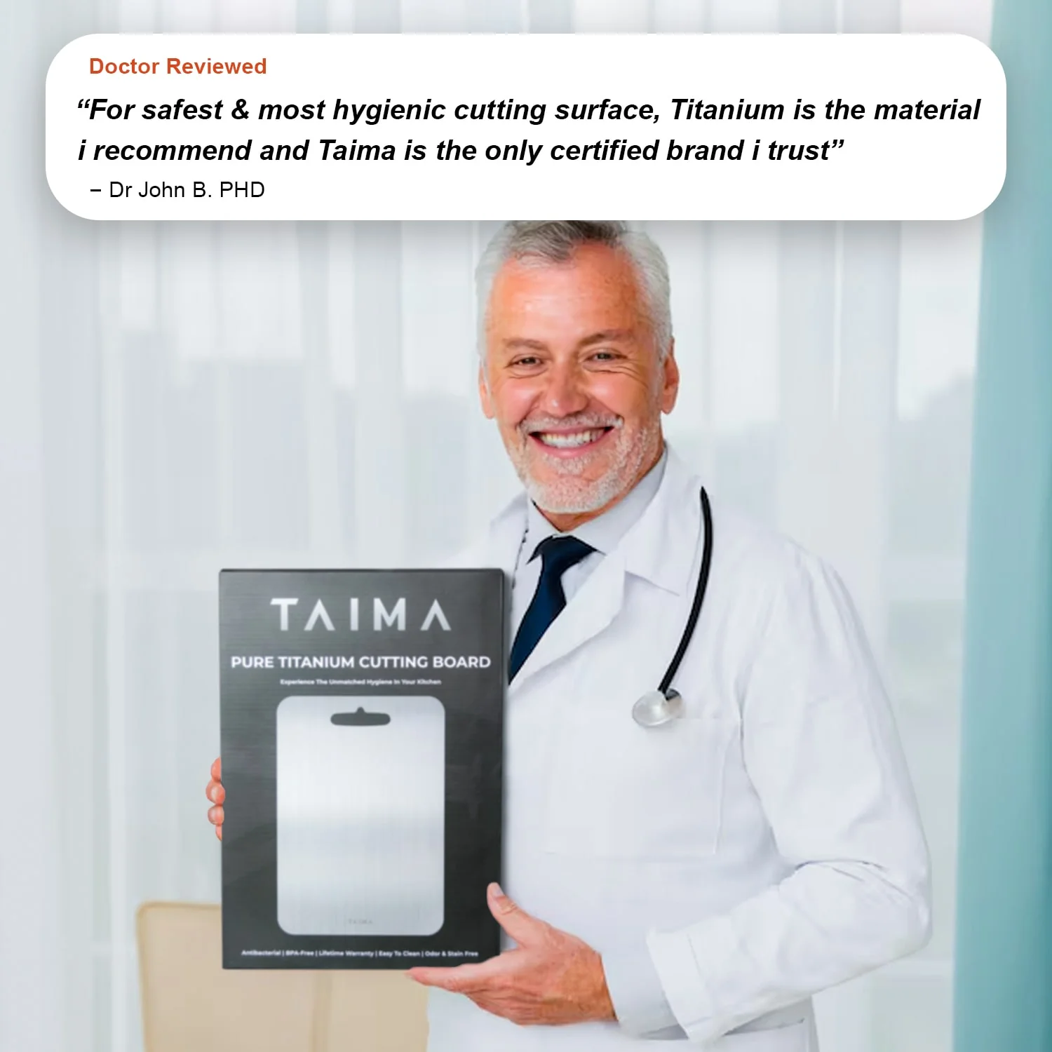 Original Taima⢠100% Pure Titanium Cutting Board + Mat + 5 Exclusive Guides - Image 7