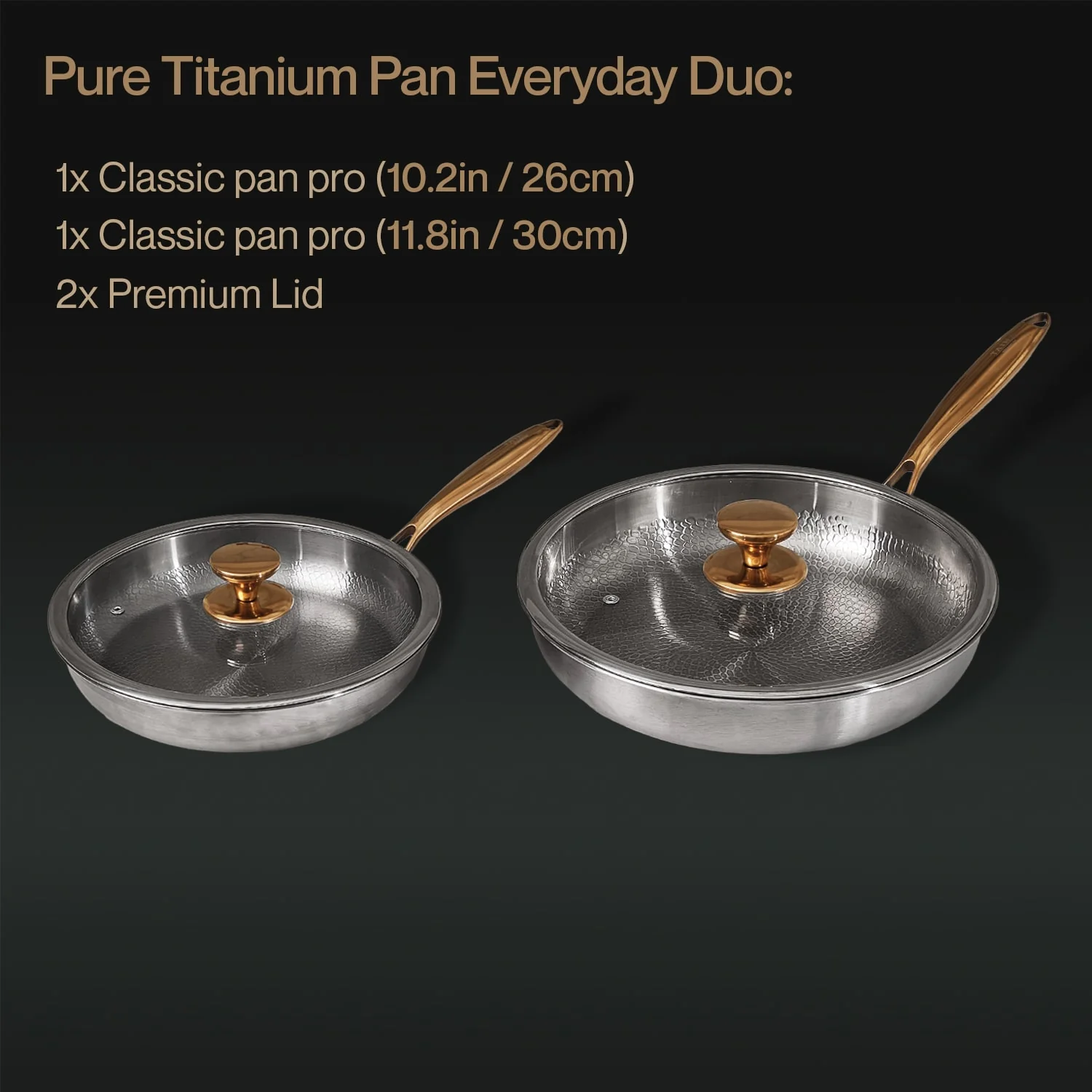Pure Titanium Pan Everyday Duo (4 Piece) - Image 2