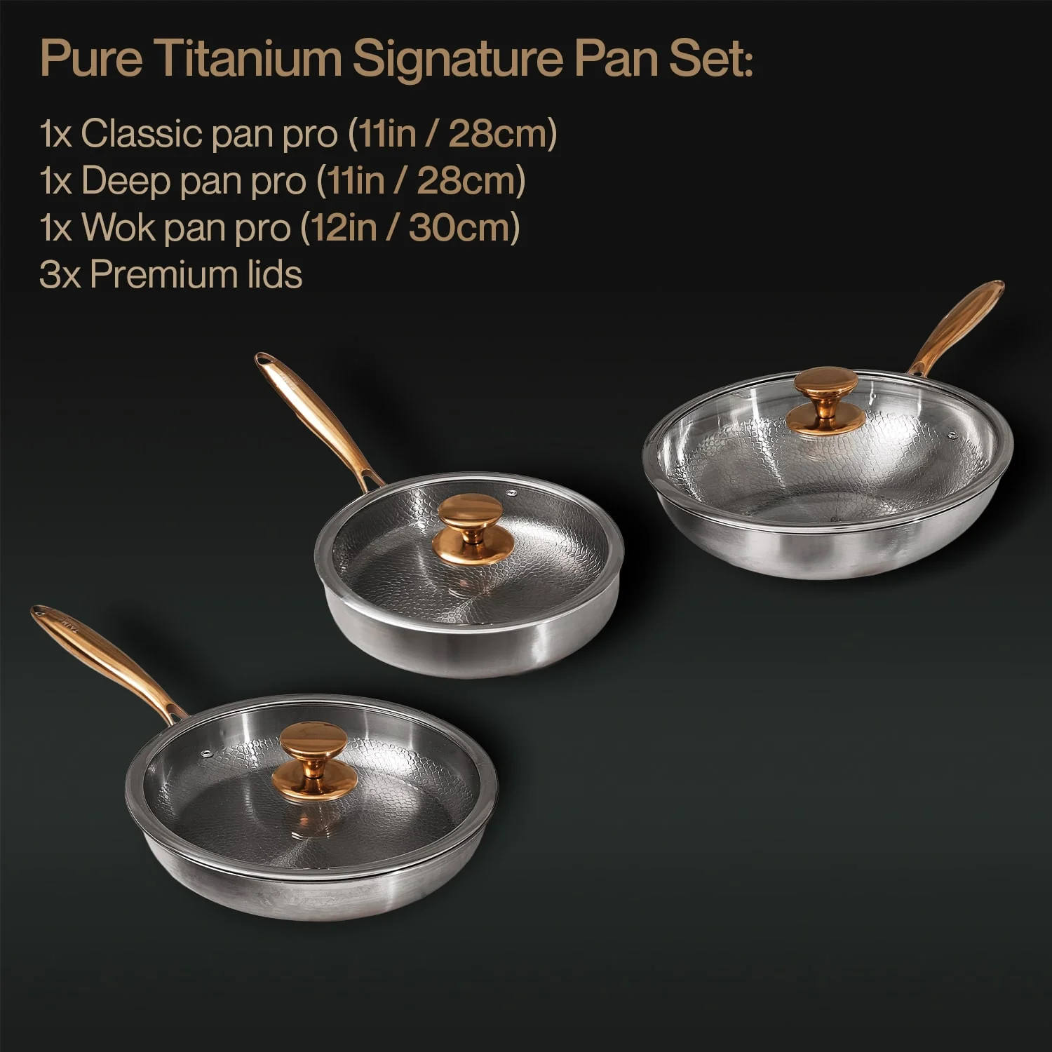 Pure Titanium Signature Pan Set (6 Piece) - Image 2