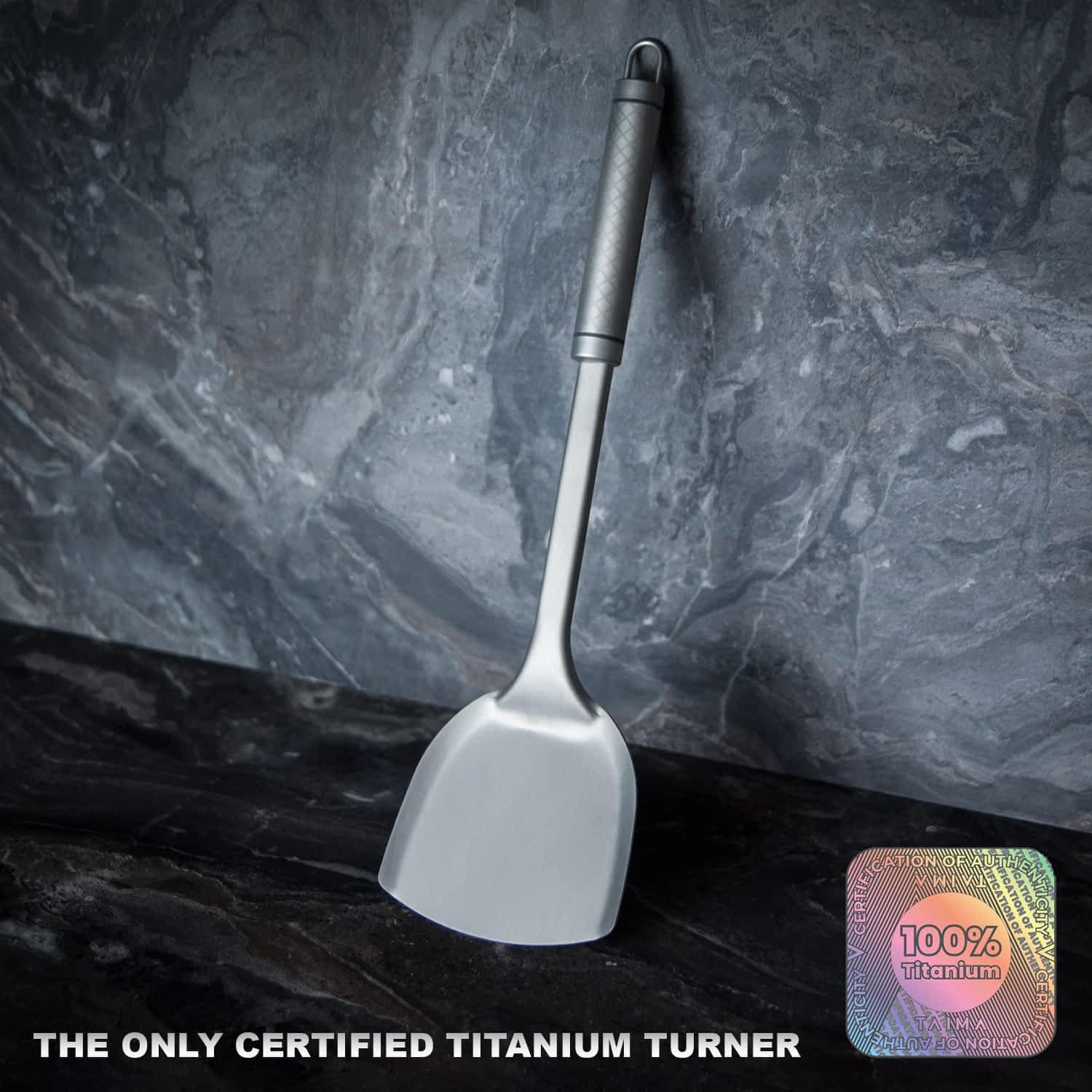 Taima® 100% Pure Titanium Spatula / Utensils. - Image 7