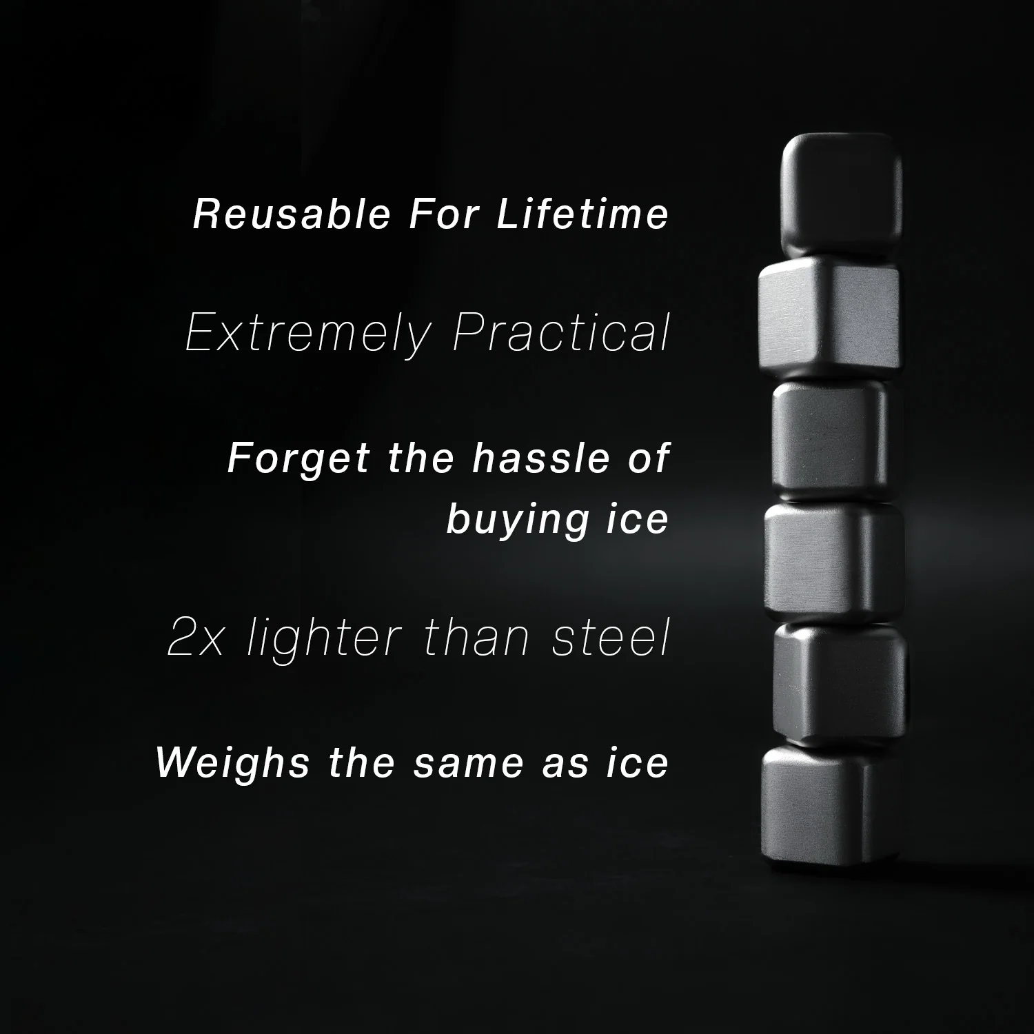Taima® Pure Titanium Ice Cubes - Image 5