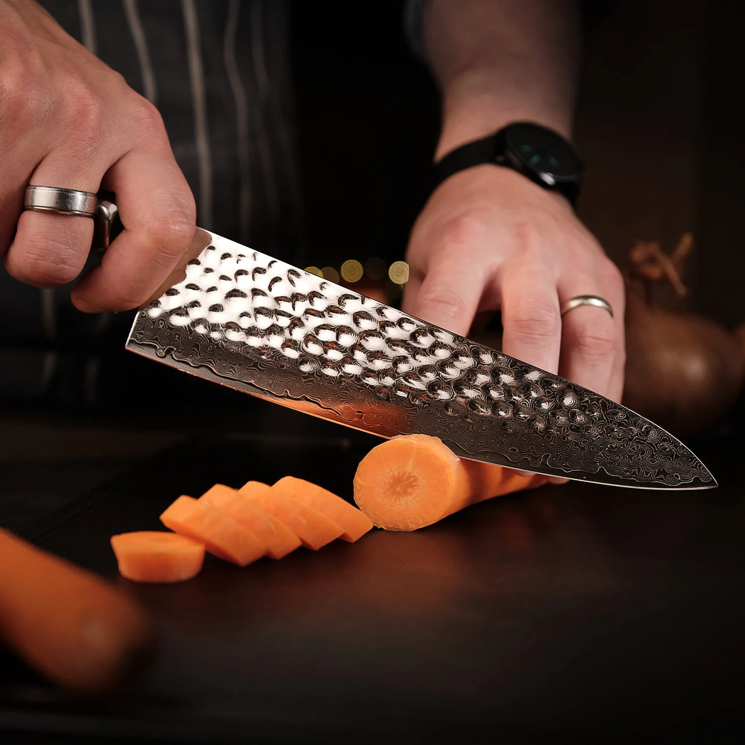 Taima® Raijin Damascus Chef's Knife 8.5″ - Image 8